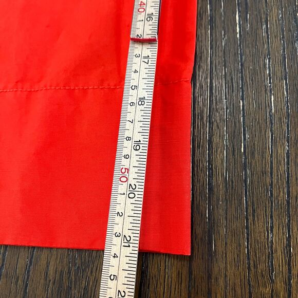 Kate Spade Slub Cotton Bow Tie Waist Culotte Pants Red Size 00 NWT - Picture 12 of 12